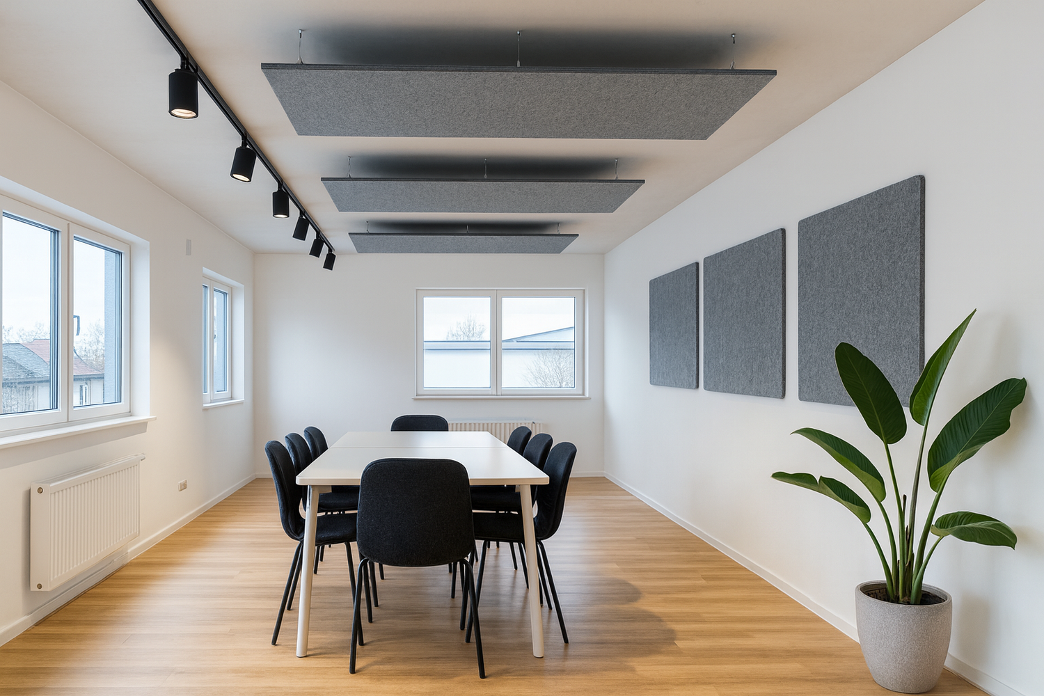 Modern office meeting